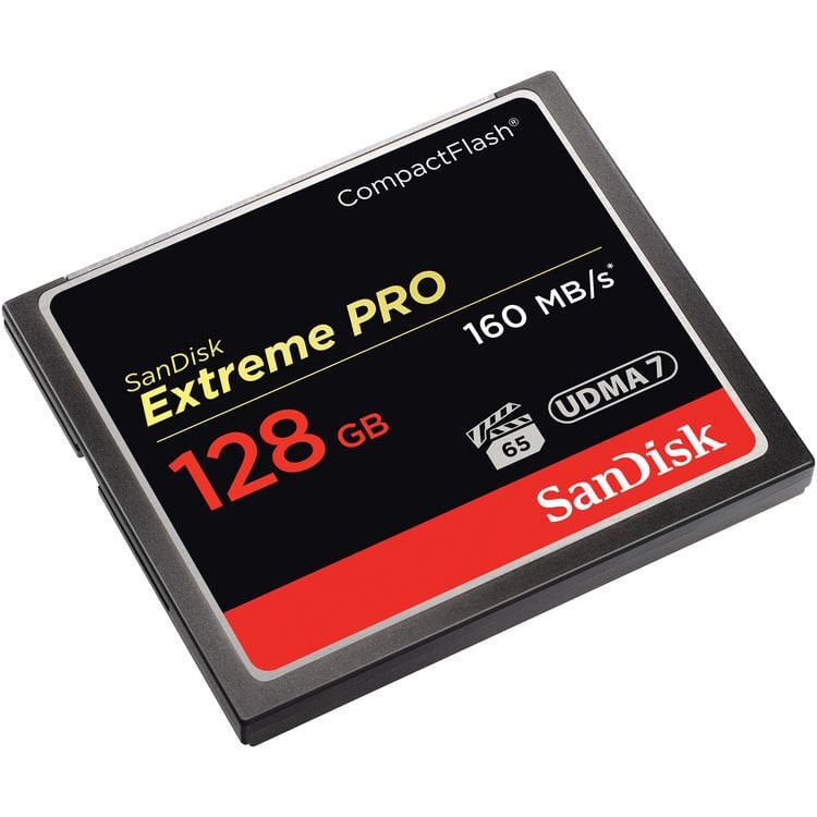 SanDisk 128GB Extreme Pro CompactFlash 160MB/sn Hafıza Kartı