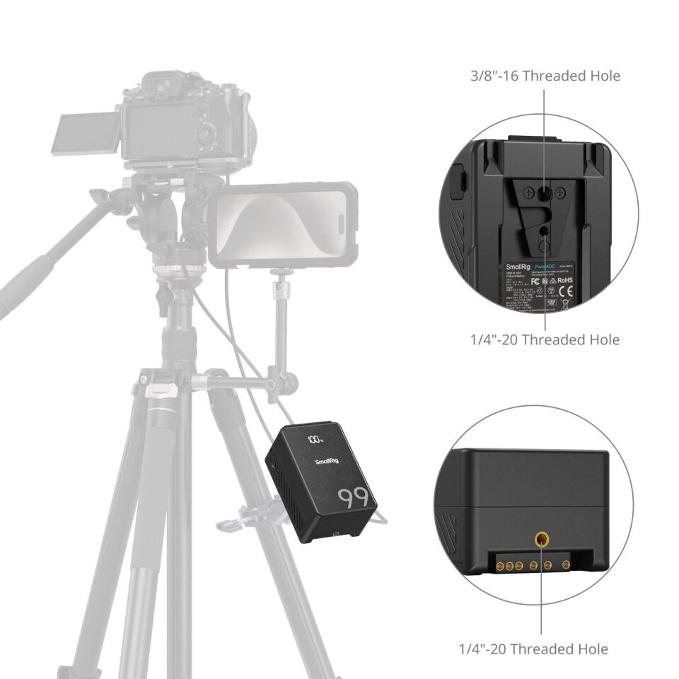 SmallRig 4608 VB99 SE Mini V Mount Pil