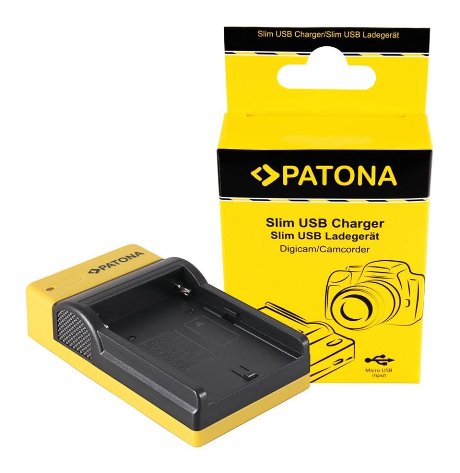 PATONA 1515 TYPE-C  Şarj Cihazı   NP-FM50 NP-F550 NP-F750 NP-F970 Serisi İçin