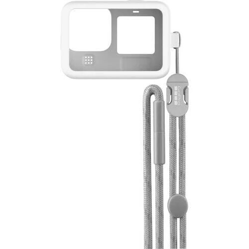 GoPro HERO 9-10-11-12 Kılıf + Bileklik + Boyunluk Beyaz
