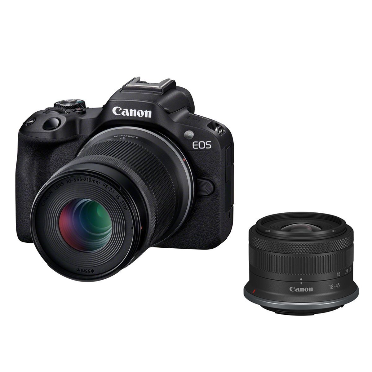 Canon EOS R50 + RF-S 18-45 IS STM + 55-210 IS STM Lens Kit