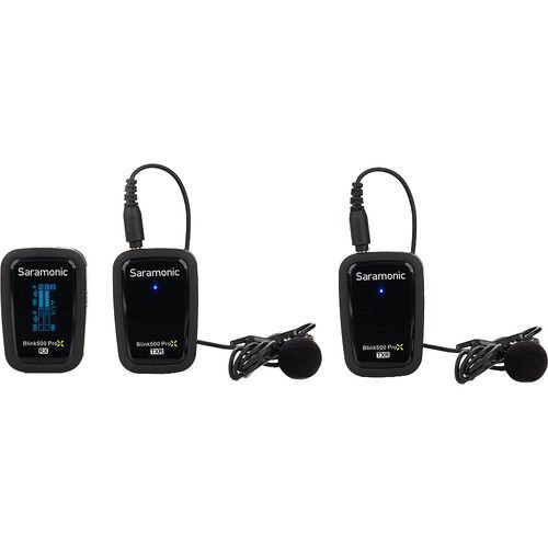Saramonic Blink 500 ProX B2R İkili Kablosuz Yaka Mikrofonu
