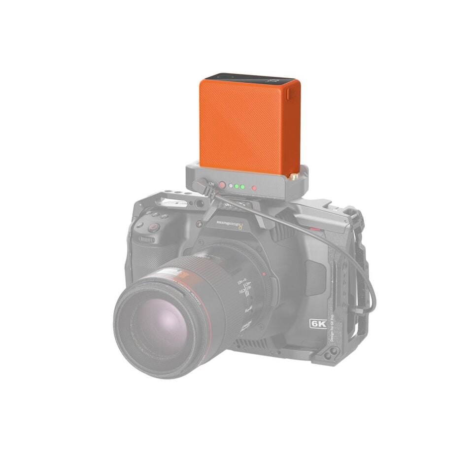 SmallRig 4576 NP-F970 USB-C Şarj Edilebilir Kamera Pili (Turuncu)