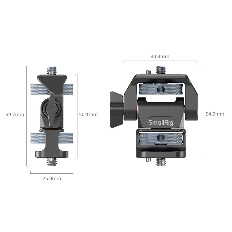 SmallRig 4886 Döner ve Eğim Ayarlanabilir Monitör Desteği 1/4''-20 Vida