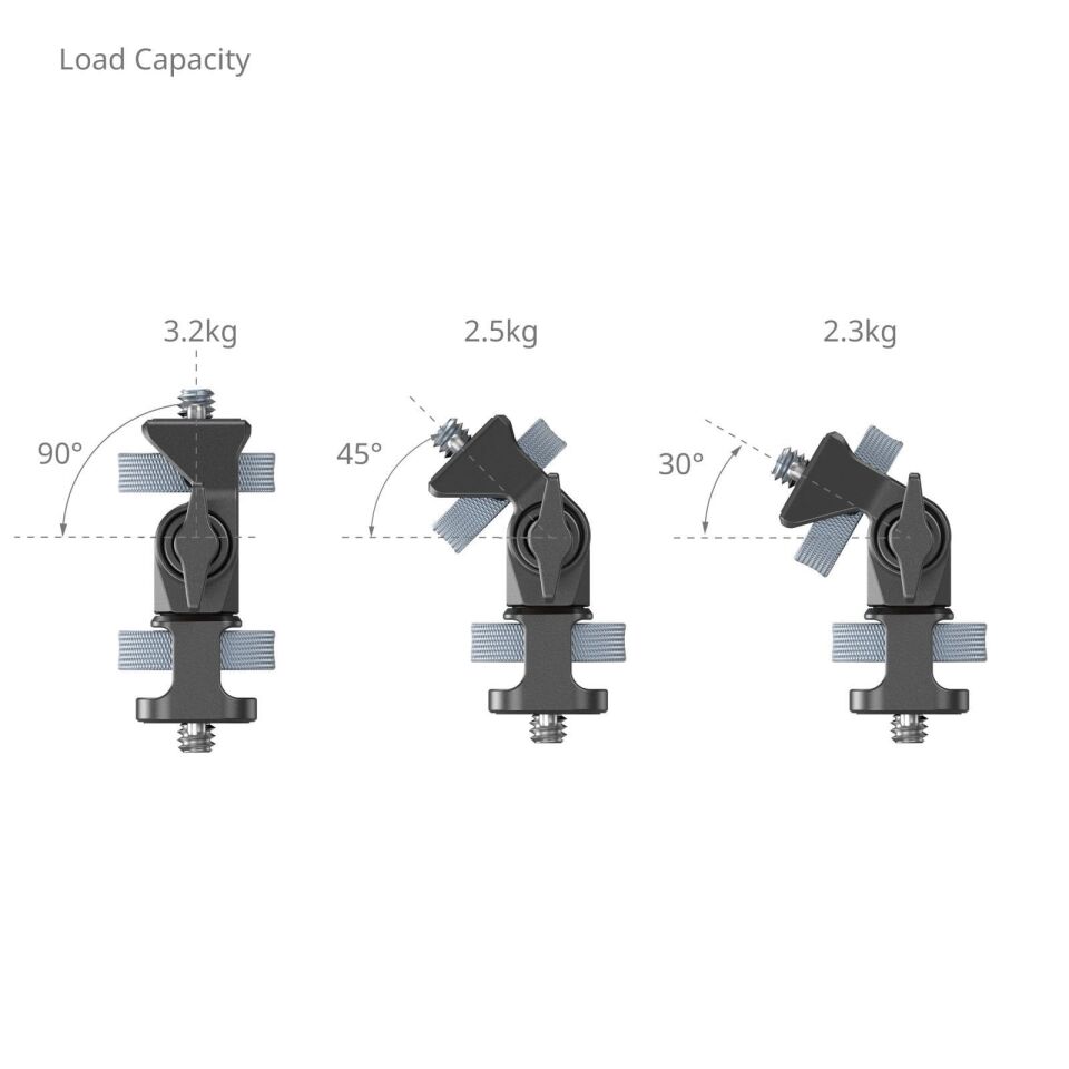 SmallRig 4886 Döner ve Eğim Ayarlanabilir Monitör Desteği 1/4''-20 Vida
