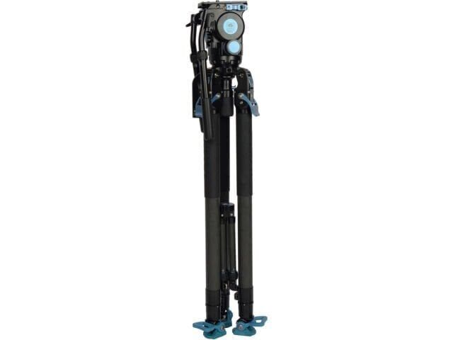 Sirui SVT75 PRO Rapid Karbon Fiber Video Tripod Kiti (SVH15 Kafa ile)