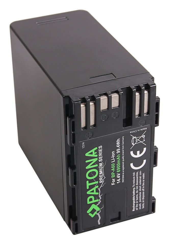 PATONA 1314 Premium Battery f. Canon BP-A60