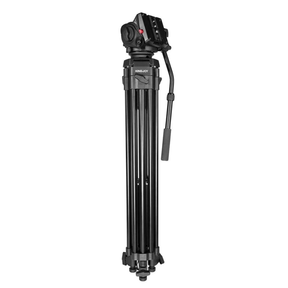 Kingjoy VT-2100L Video Tripod + VT-3520 Video Başlığı - Çantalı Kit