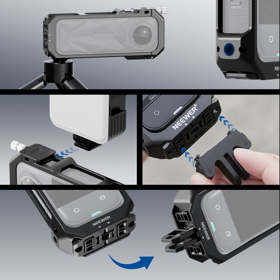 Neewer AC033 Insta360 X5 İçin Kamera Kafesi