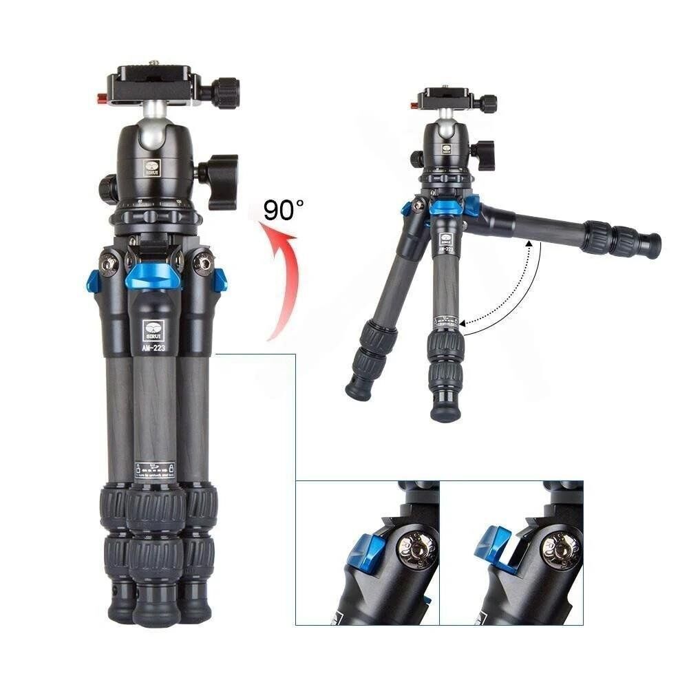 Sirui AM-223 + B-00K Karbon Fiber Profesyonel Tripod Kiti