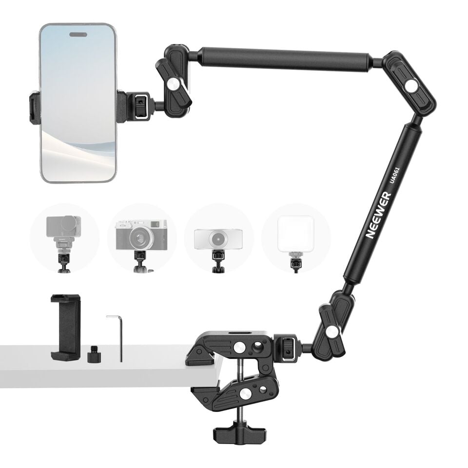 NEEWER UA061 55cm Profesyonel Masaüstü Kol Standı