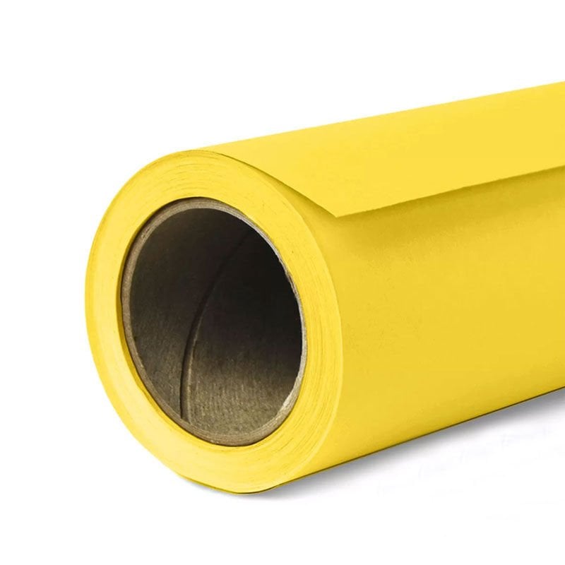 GDX Seyyar Kağıt Sonsuz Stüdyo Fon Perde (Canary) 2.70x11 Metre