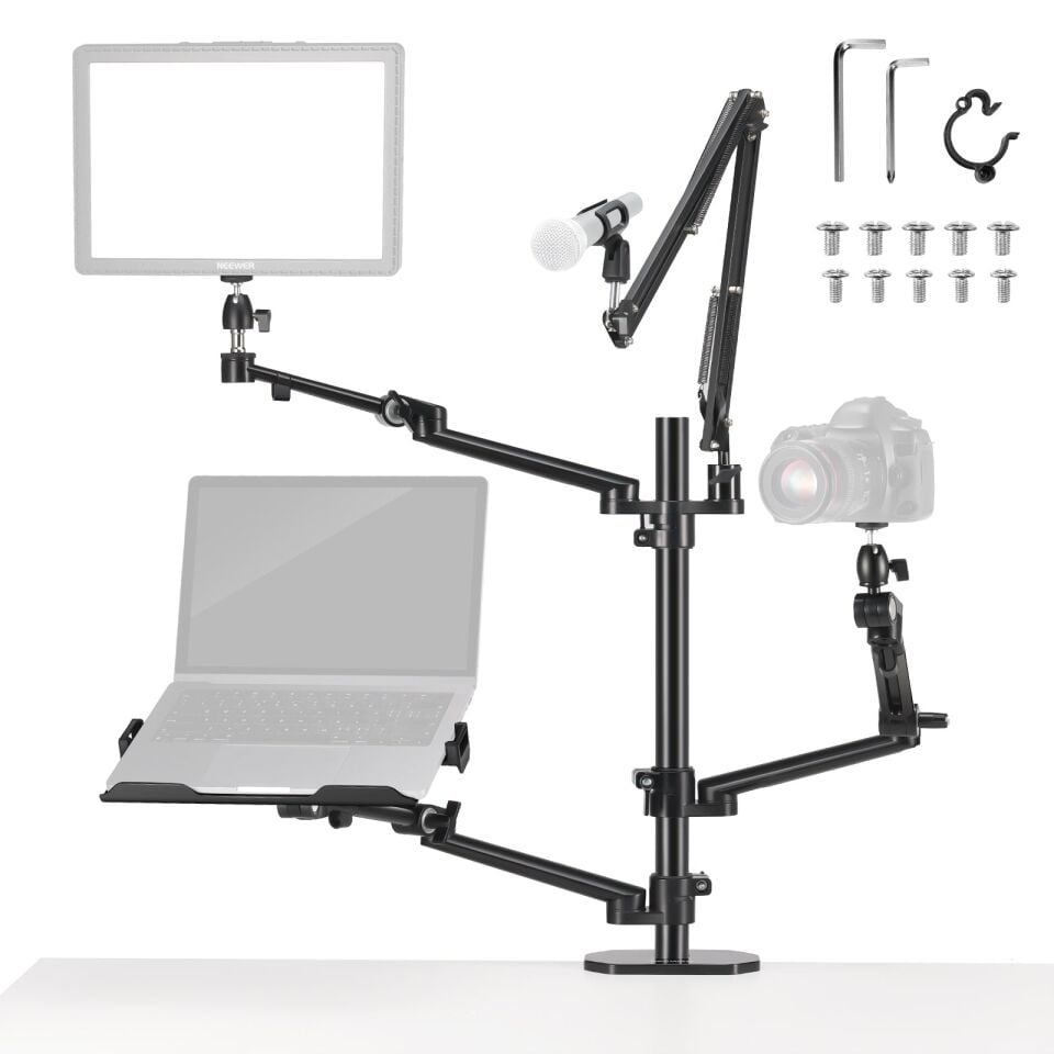 Neewer DS007 Dört Kollu Masaüstü Yayıncı Standı