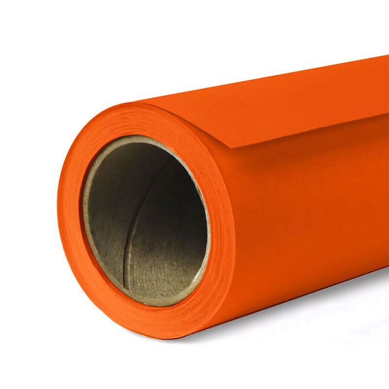 GDX Seyyar Kağıt Sonsuz Stüdyo Fon Perde (Tangelo) 2.70x11 Metre