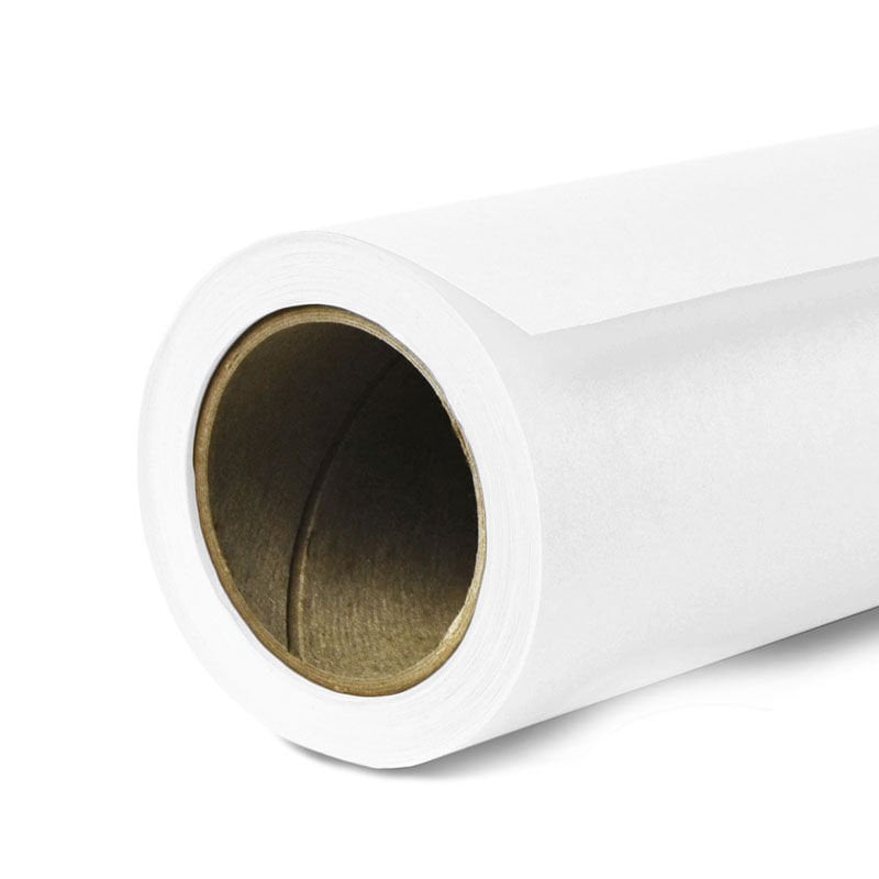 GDX Seyyar Kağıt Sonsuz Stüdyo Fon Perde (White/Beyaz) 2.70x11 Metre