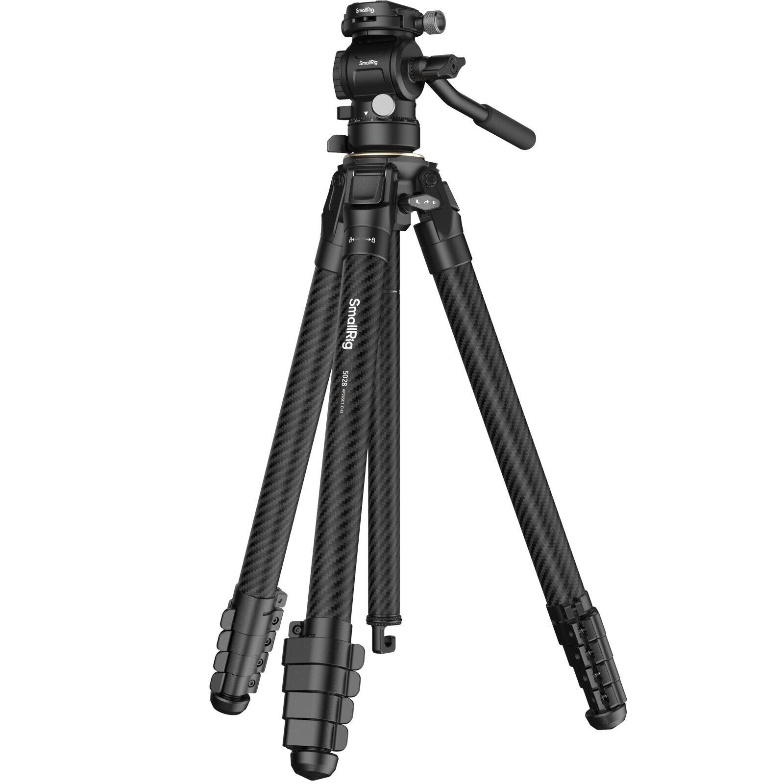 SmallRig 5028 Taşınabilir Karbon Fiber Seyahat Tripod Seti