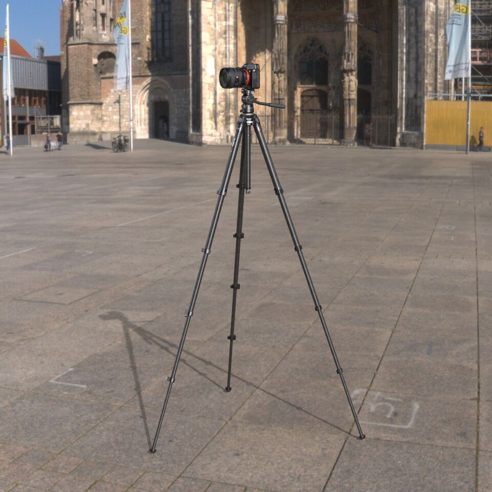 SmallRig 5028 Taşınabilir Karbon Fiber Seyahat Tripod Seti