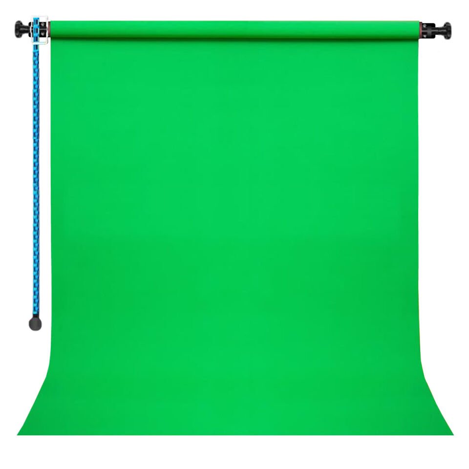 Gdx Sabit (Tavan & Duvar) Kağıt Sonsuz Stüdyo Fon Perde (Green/Yeşil) 2.70x11 Metre