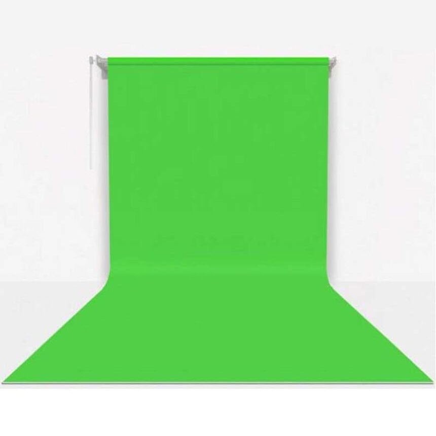 Gdx Sabit (Tavan & Duvar) Kağıt Sonsuz Stüdyo Fon Perde (Green/Yeşil) 2.70x11 Metre
