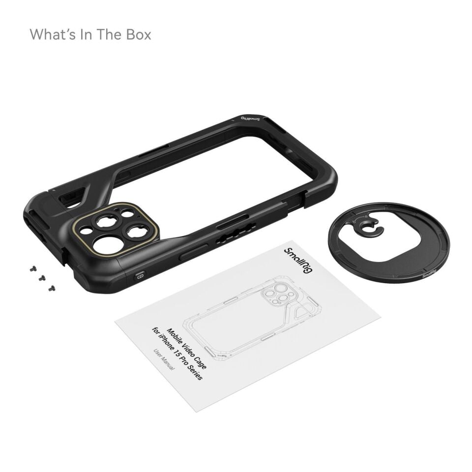 SmallRig 4391 iPhone 15 Pro Max  için  Mobil Video Kafesi