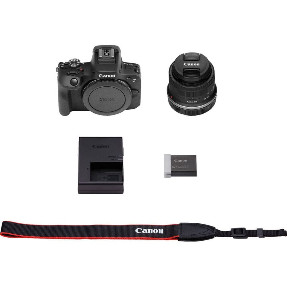 Canon EOS R100 RF-S 18-45mm Lensli Aynasız Fotoğraf Makinesi
