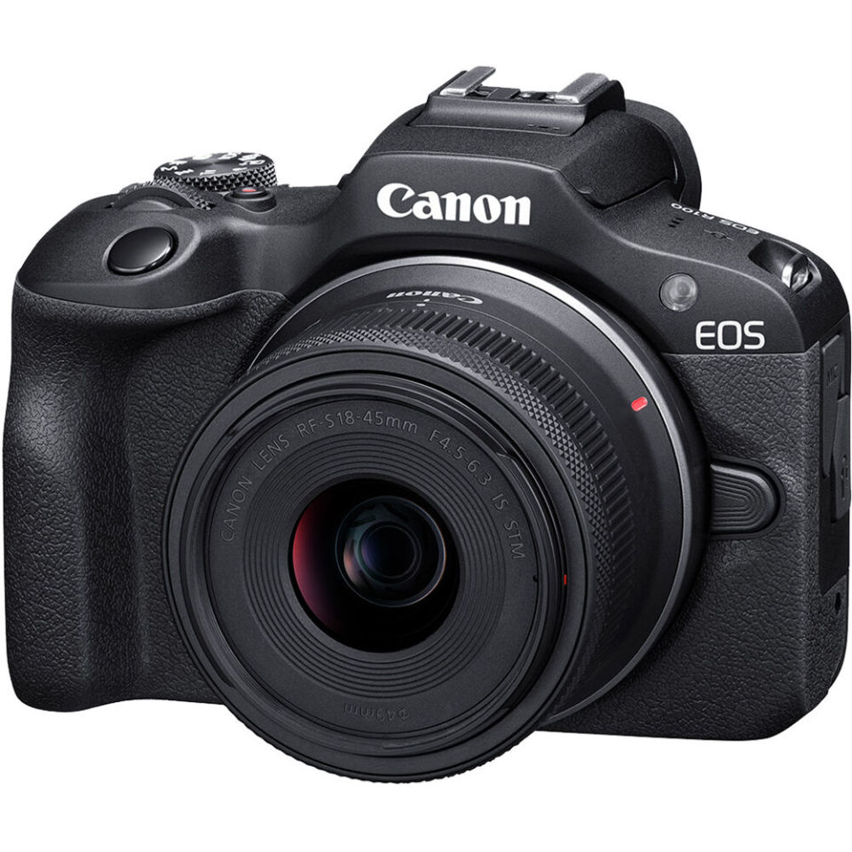 Canon EOS R100 RF-S 18-45mm Lensli Aynasız Fotoğraf Makinesi