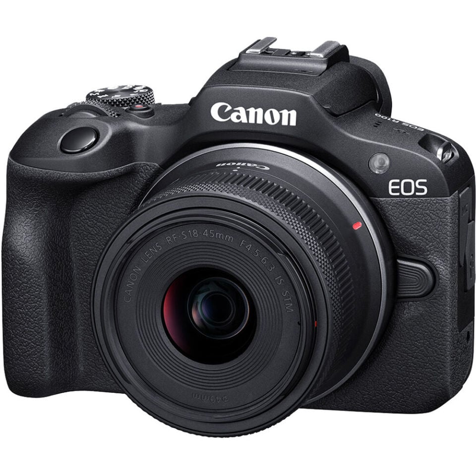 Canon EOS R100 RF-S 18-45mm Lensli Aynasız Fotoğraf Makinesi