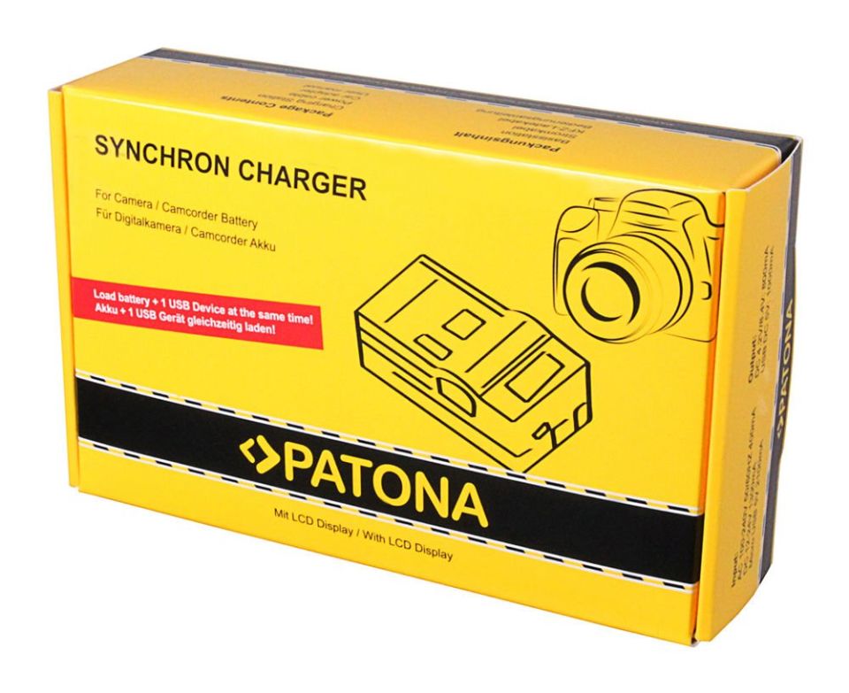 PATONA 4629 SYNCHRON USB CHARGER CANON LP-E10