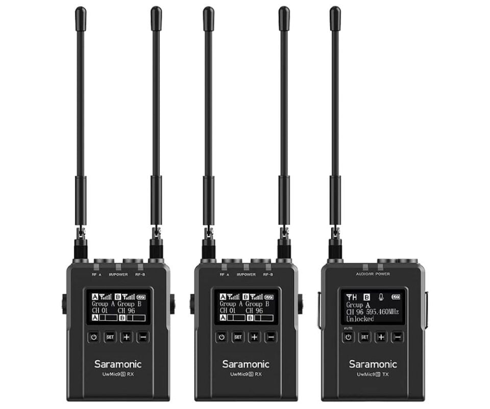 Saramonic UWMIC 9S Kit 2 Kablosuz Mikrofon