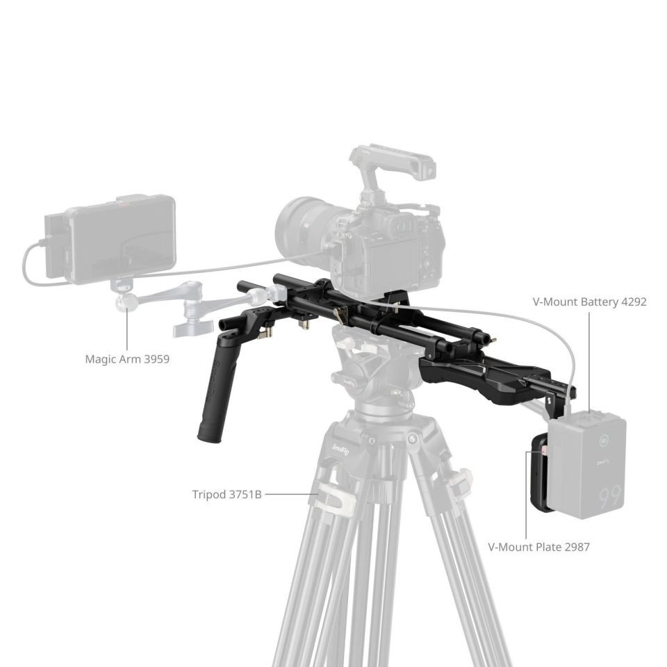 SmallRig 4480 Omuz Rig Kiti (Klasik Versiyon)