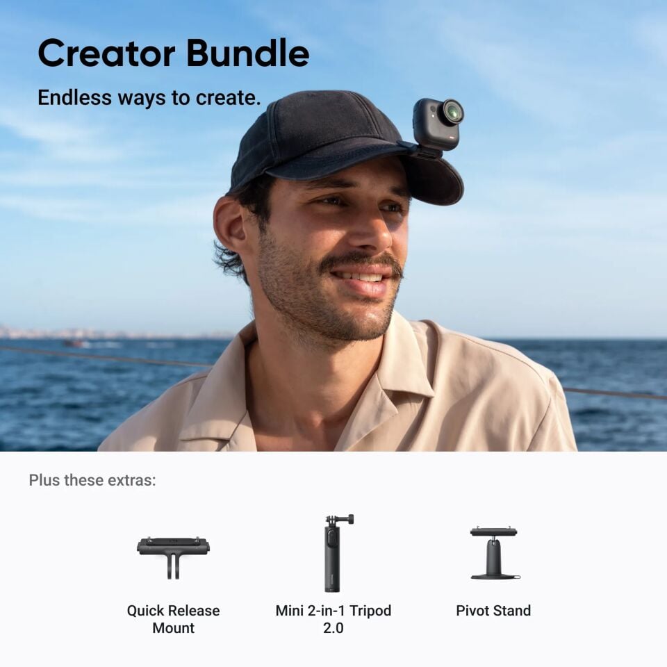Insta360 GO Ultra Creator Bundle (Siyah)