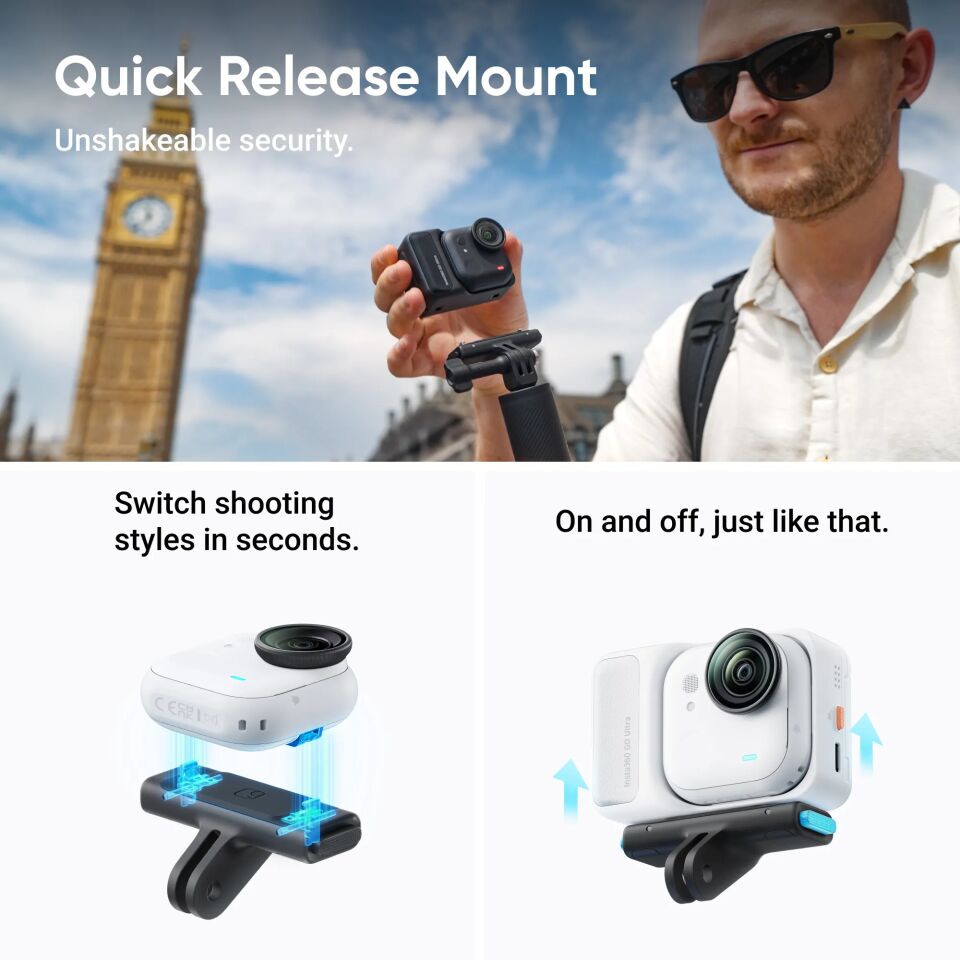 Insta360 GO Ultra Creator Bundle (Siyah)
