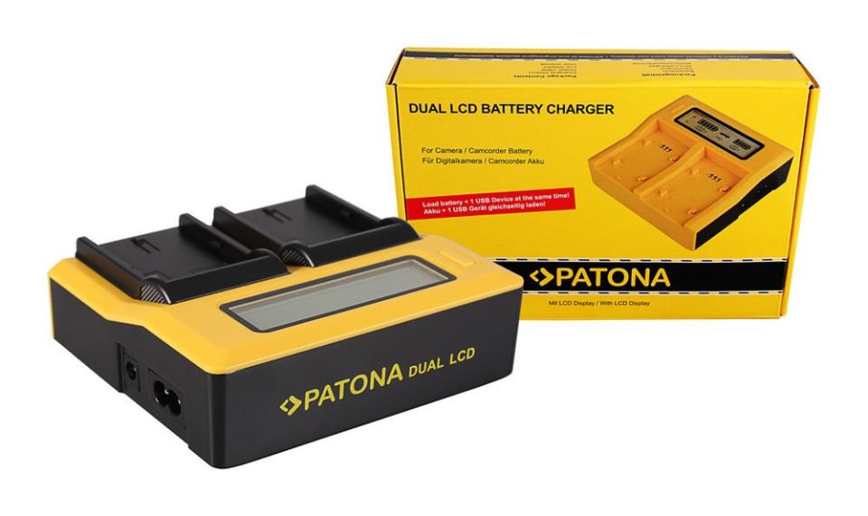 PATONA 7583 DUAL LCD USB CHARGER FOR LP-E6