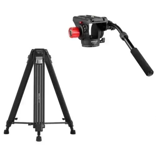 Kingjoy VT2100L+VT3520 Profesyonel Video Tripod