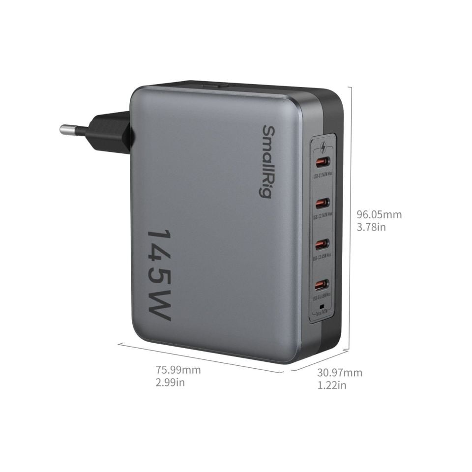 SmallRig 4748  145W 4 Portlu PD Güç Adaptörü