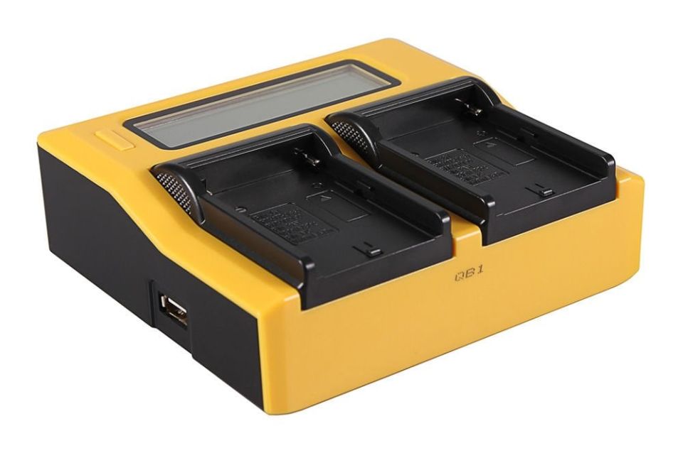 PATONA 7525 DUAL LCD USB CHARGER FOR NP-F970