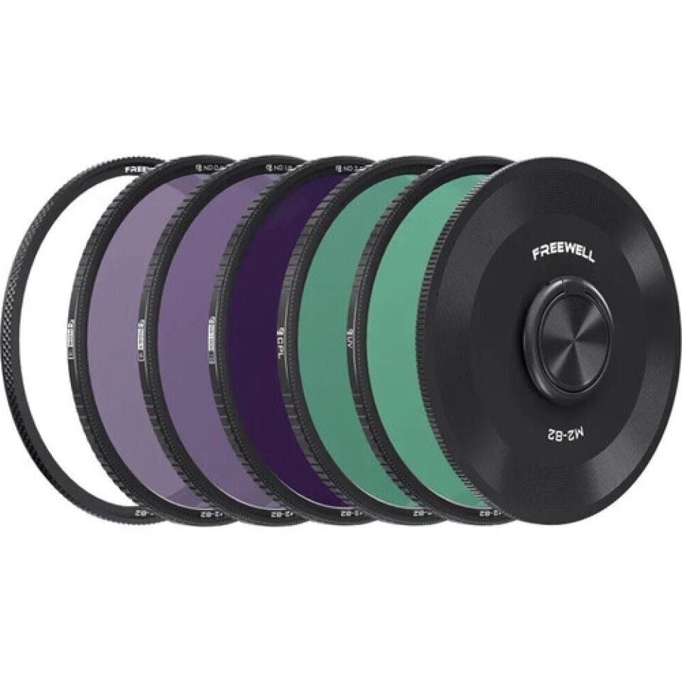 M2 MAGNETIC QUICK SWAP 5-PACK FILTER ND8, ND64, ND1000, CPL, AND UV 77MM