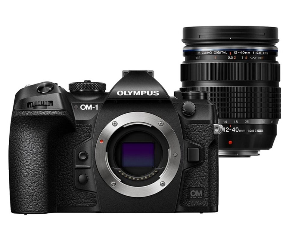 OLYMPUS OM-1 BODY BLACK  M.ZUIKO ED 12-40MM PRO II