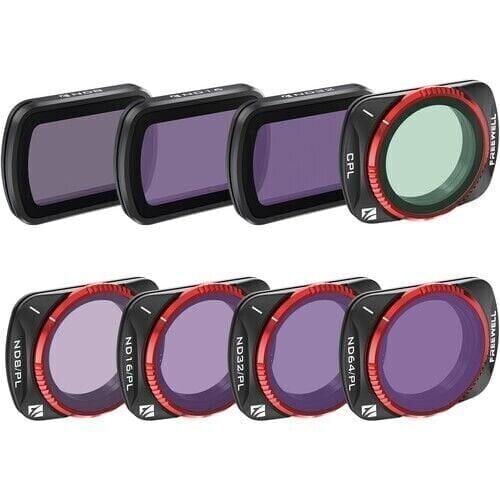 DJI OSMO POCKET 3 - ALL DAY - 8PACK ND8, ND16, ND32, CPL ND8/PL, ND16/PL, ND32/PL, AND ND64/PL
