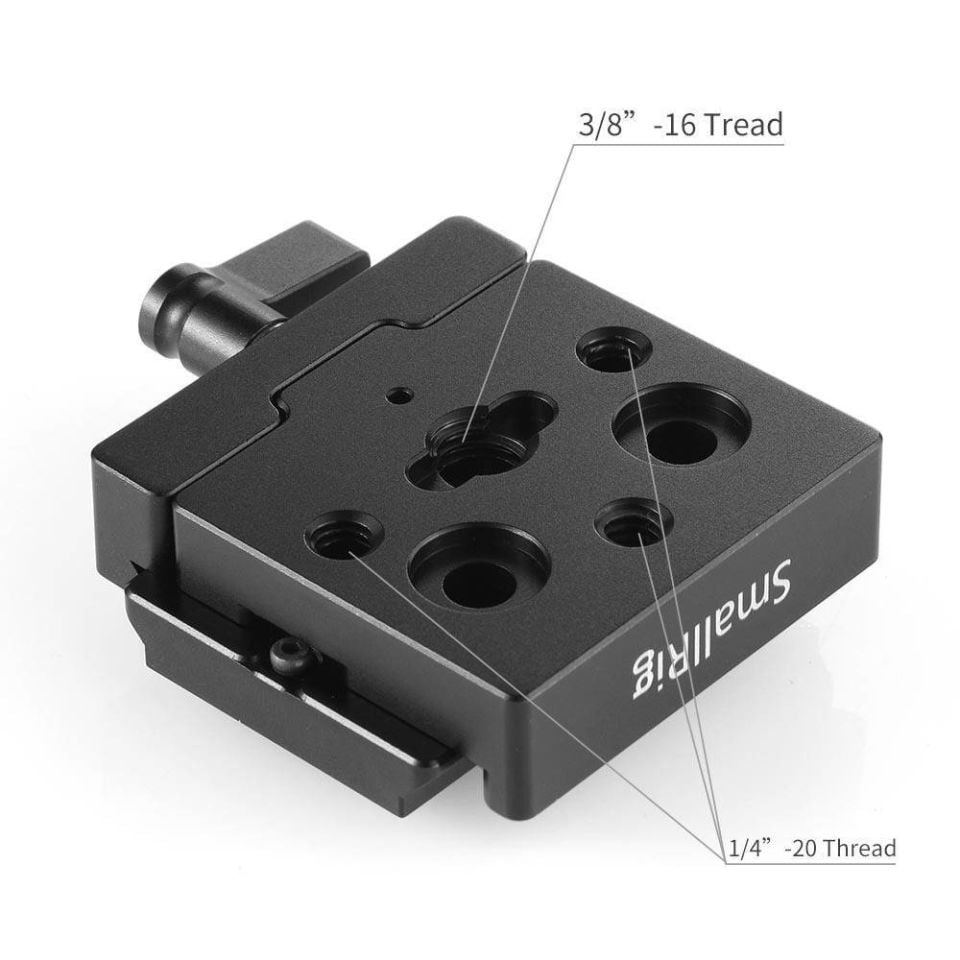 SmallRig DBC2280 Hızlı Açma Kelepçesi ve Plakası (Arca tipi Uyumlu)