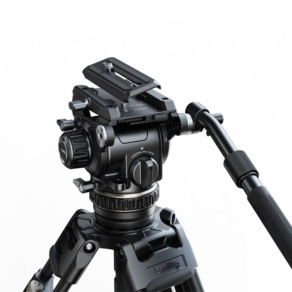 SmallRig AD-120 4463 Ağır Hizmet Tipi Karbon Fiber Tripod Seti