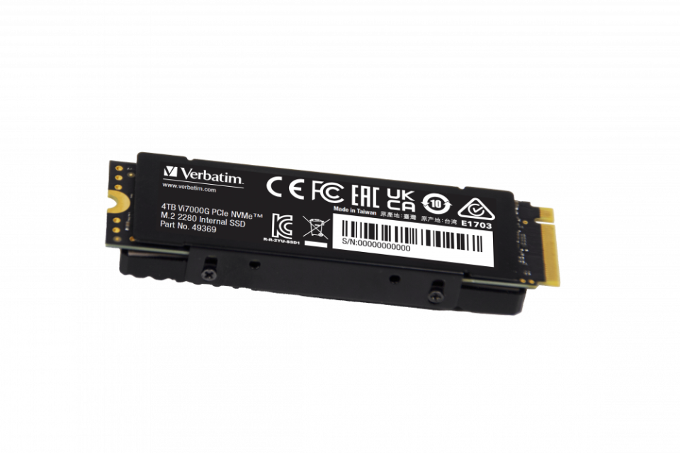 VERBATIM 49369 - VI7000G PCIE4 NVMe M.2 SSD 4TB