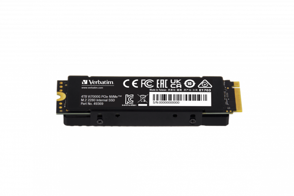 VERBATIM 49369 - VI7000G PCIE4 NVMe M.2 SSD 4TB