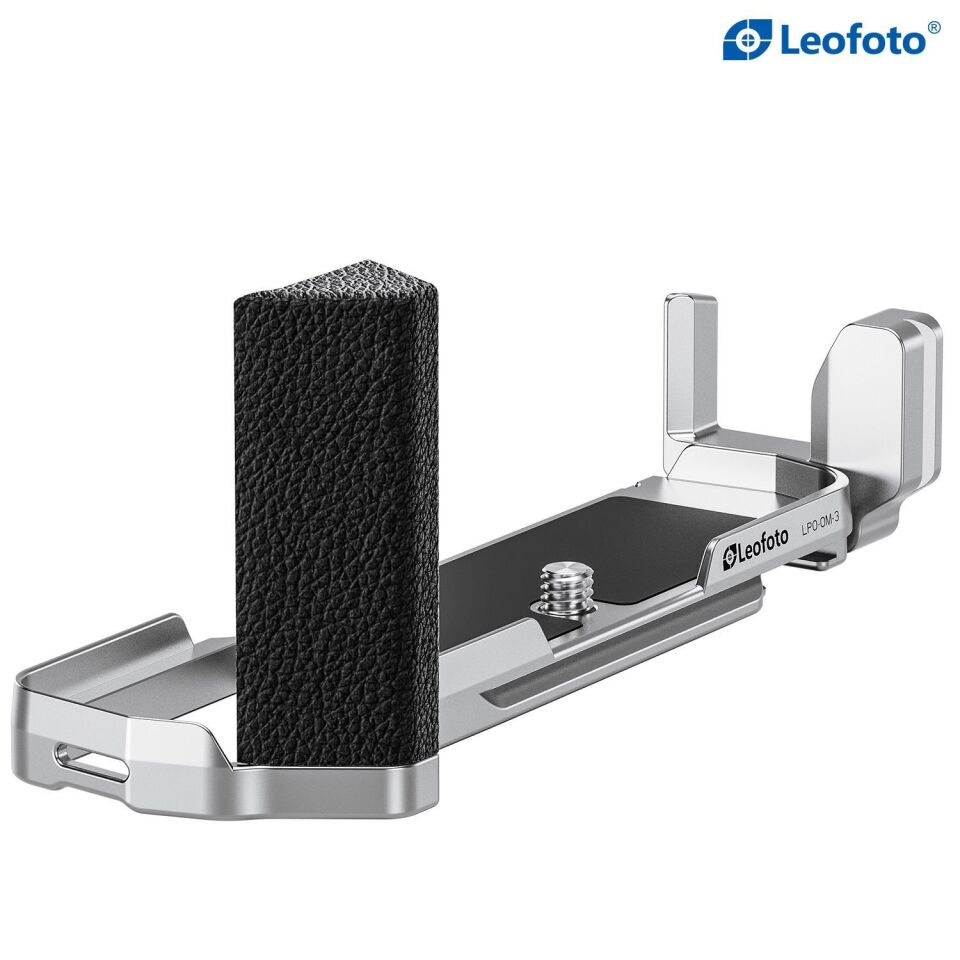 Leofoto Lpo-Om-3-Silver L Plate Grip