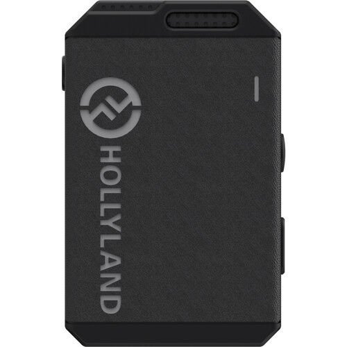 Hollyland LARK MAX Solo Kablosuz Mikrofon Sistemi (2,4 GHz, Siyah)