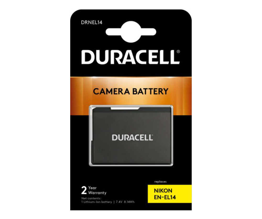 Duracell DRNEL14 -Nikon En-El14 Pil