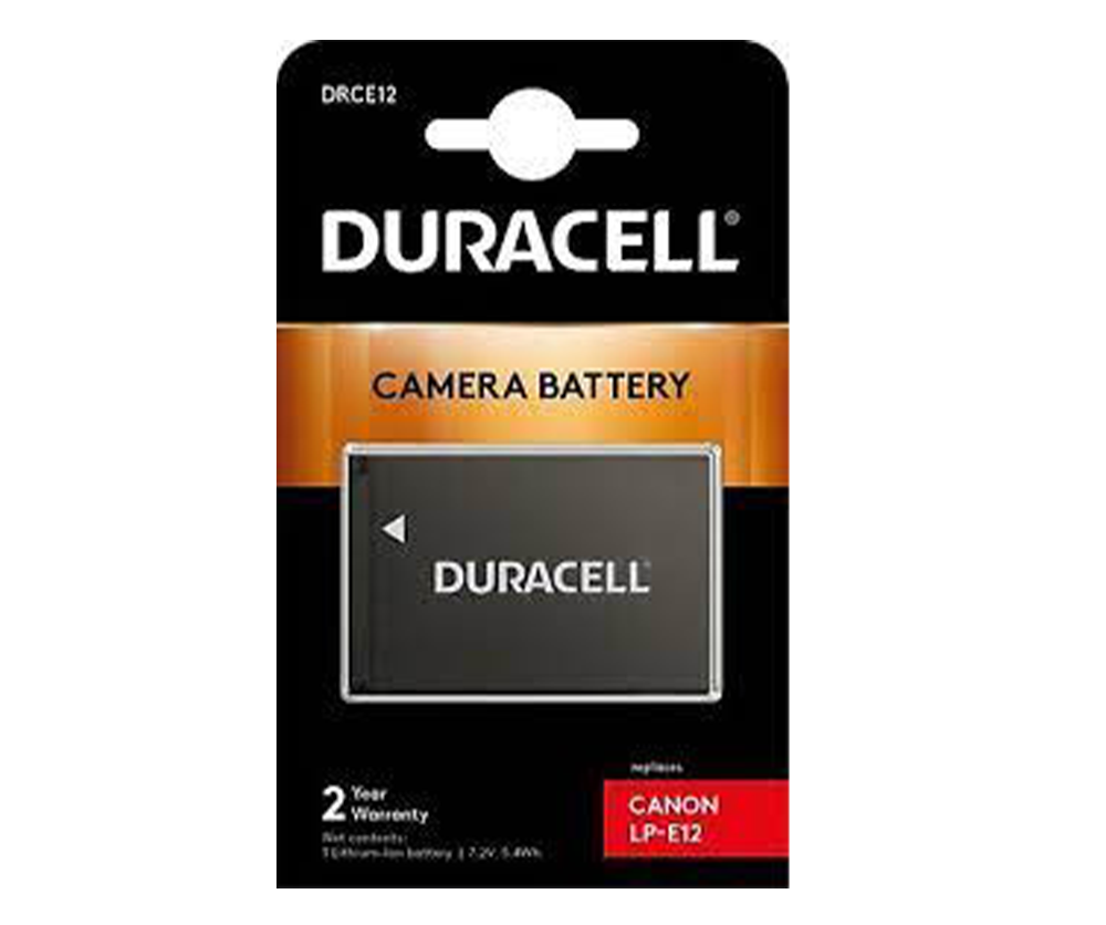 Duracell DRCE12 -Canon Lp-E12 Pil