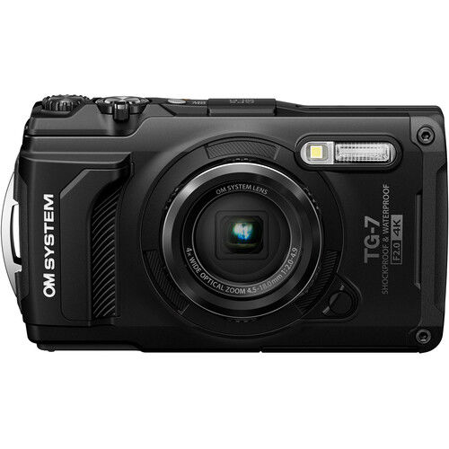 OM SYSTEM Tough TG-7 Fotoğraf Makinesi (Siyah)