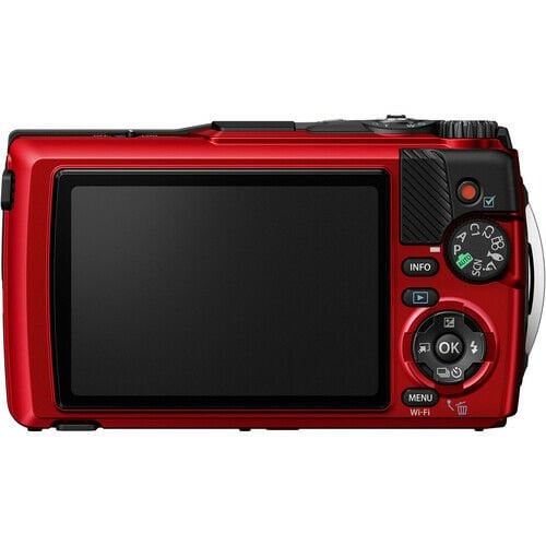 OM SYSTEM Tough TG-7 Fotoğraf Makinesi (Kırmızı)