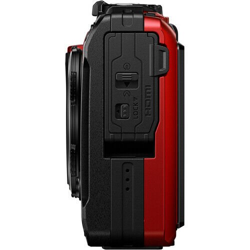 OM SYSTEM Tough TG-7 Fotoğraf Makinesi (Kırmızı)